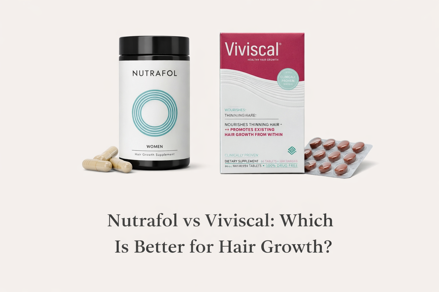 Nutrafol vs Viviscal: Which Hair Growth Supplement Is Better?