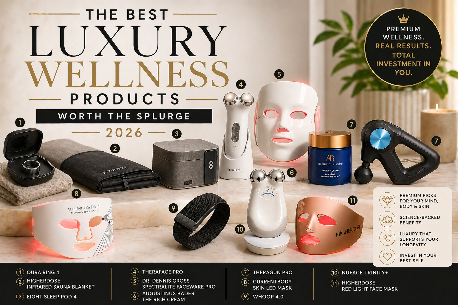 11 The Best Luxury Wellness Products Worth the Splurge 2026