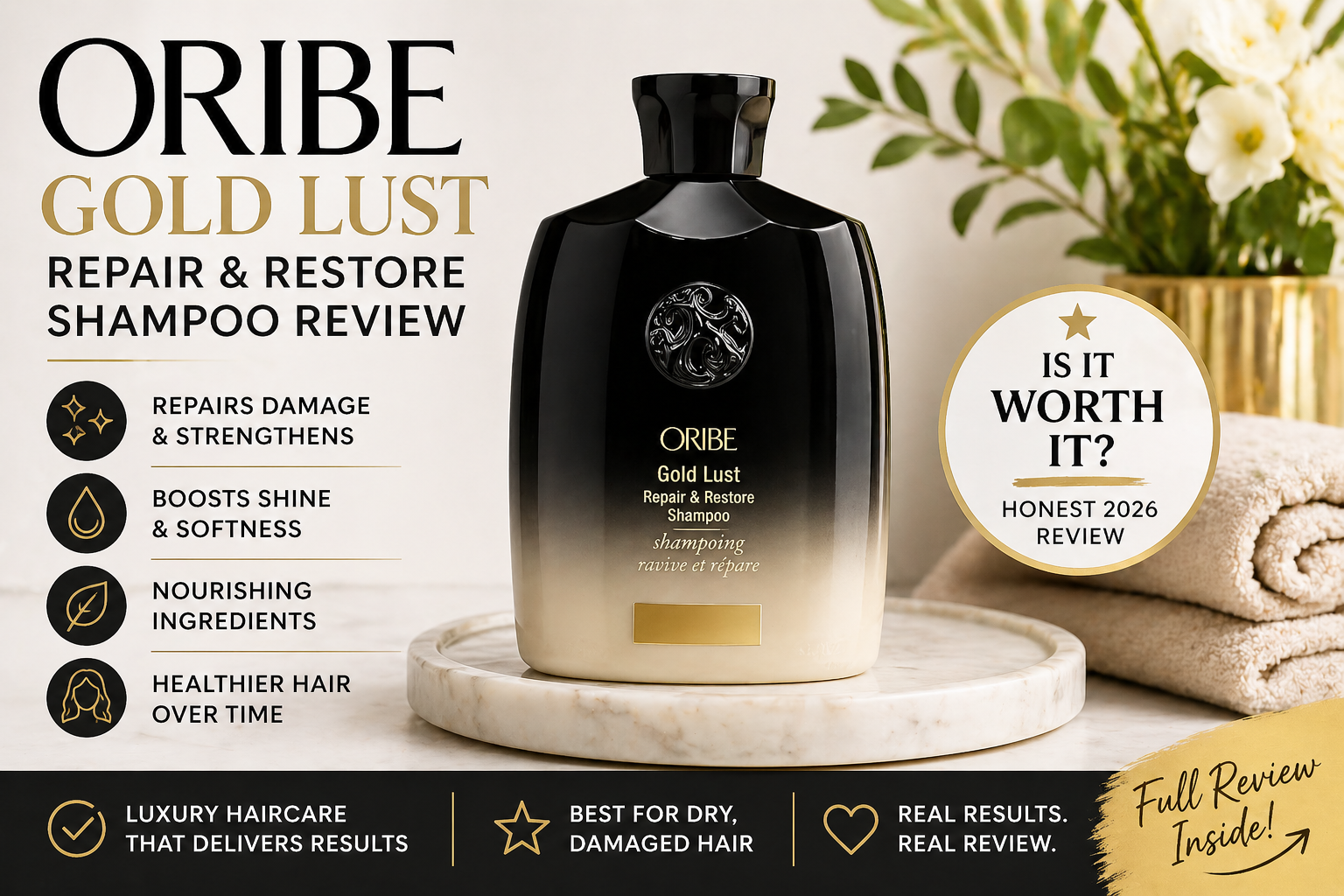Oribe Gold: The Best Luxury Shampoo for Hair